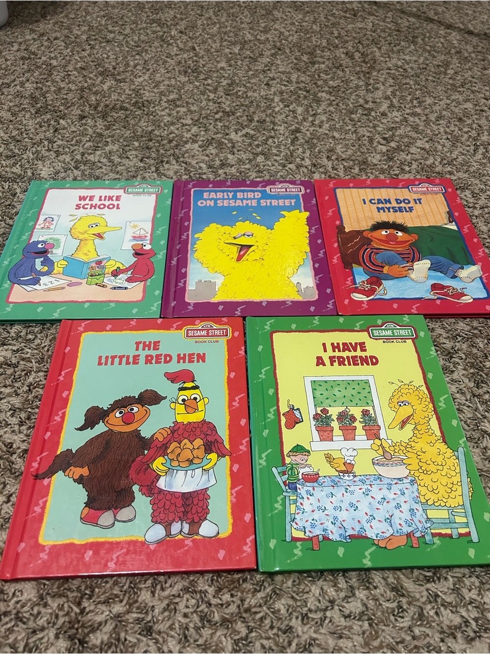 Vintage Sesame Street Book Club - 5 Books